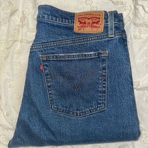 Levi's Women's 501 Indigo Skinny Jeans